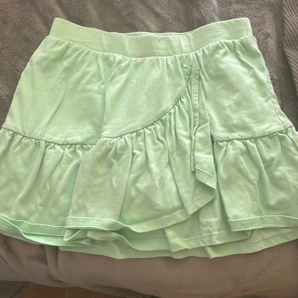 Mint green wonder nation skirt low waisted Girls L 10-12